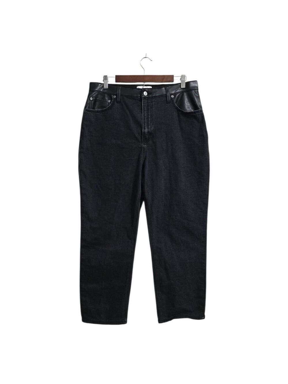 Abercrombie & Fitch The Ankle Straight Ultra High Rise Cropped Jeans Sz 16S